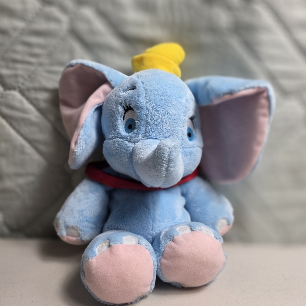 Disney Dumbo Plush Baby Blue Elephant Stuffed Animal Toy